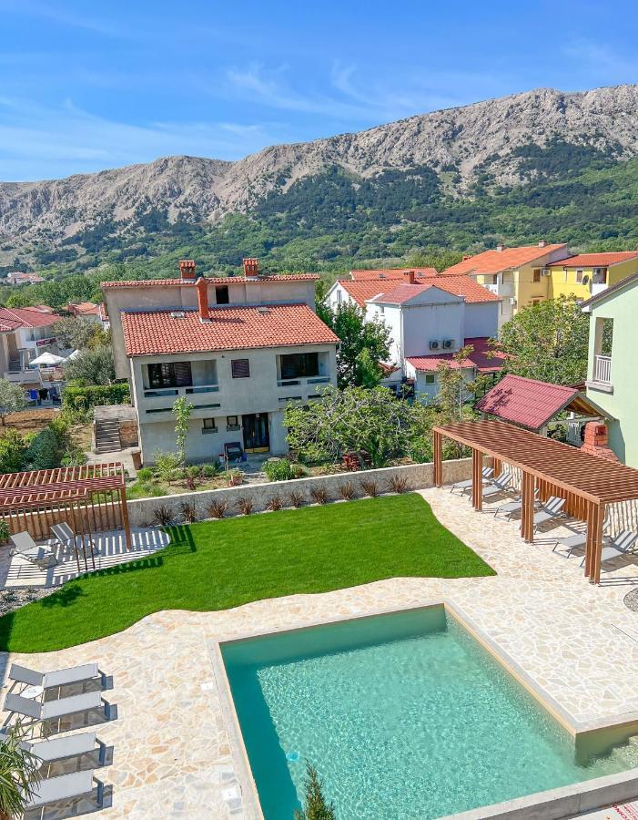 Apartment Baska Mit Poolarea - Krk, Kroatien Buitenkant foto