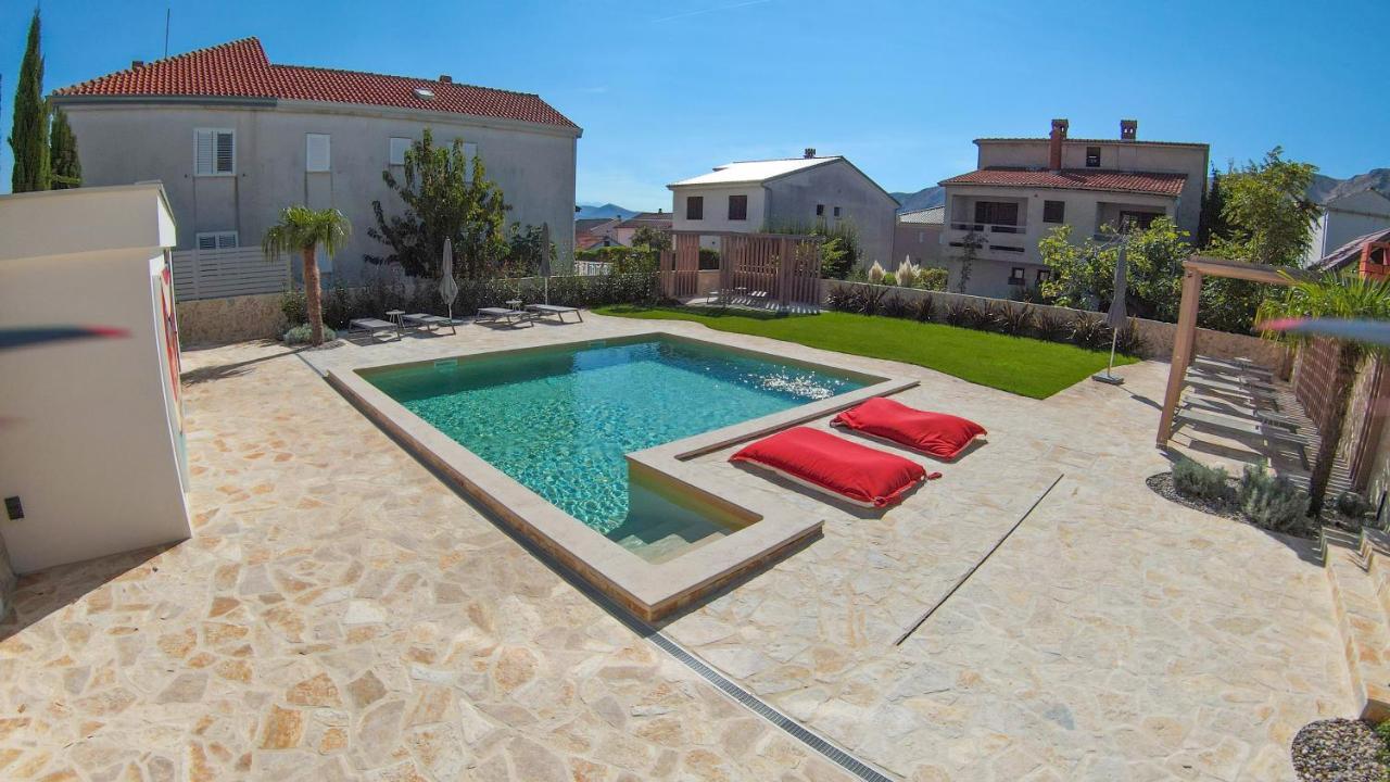 Apartment Baska Mit Poolarea - Krk, Kroatien Buitenkant foto
